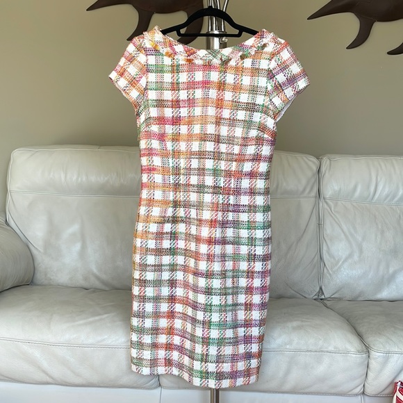 Sara Campbell colorful tweed sheath dress - Picture 1 of 9